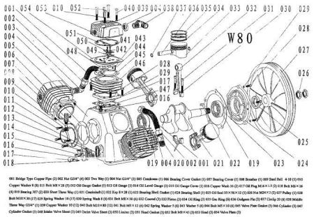 Шайба 10 029W80 для поршневого блока W80 фото