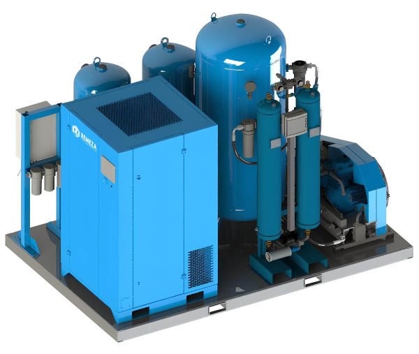 Модульная компрессорная станция Ремеза МКР120-3-10 фото